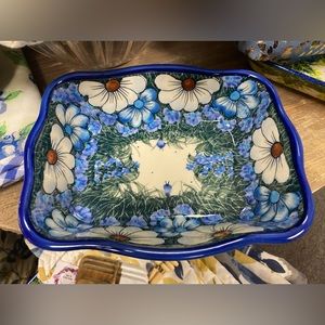 Polish Pottery Small Baker